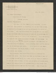 Nachlass Franz Steindachner, Brief von David Starr Jordan an Franz Steindachner (15.11.1895), Inv.Nr. 259.11, Seite 1